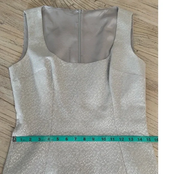 Dolce & Gabbana Silver Jacquard Dress Rare 1990s – Size 44 - Picture 9 of 16